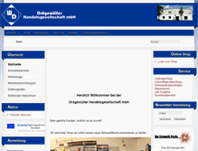 Tablet Screenshot of droegemueller-luebeck.de